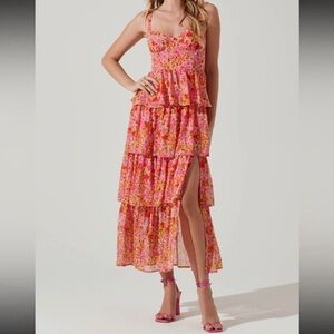 ASTR The Label Midsummer Floral Midi Dress